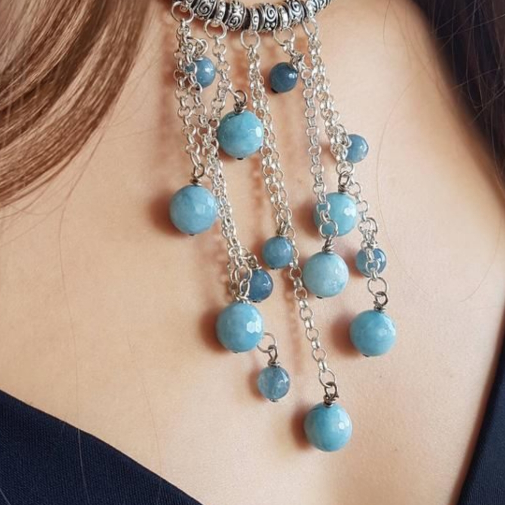 Stunning boho necklace, Cleopatra style.